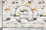 Lade das Bild in den Galerie-Viewer, Supersoft Premium BIO Jersey "Digger Land" ecru 0,5 m

