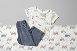 Lade das Bild in den Galerie-Viewer, Frottee Jersey "Farmlife" COLLECTION 0,5 m

