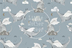Lade das Bild in den Galerie-Viewer, Frottee Jersey &quot;Grisu&quot; 0,5 m
