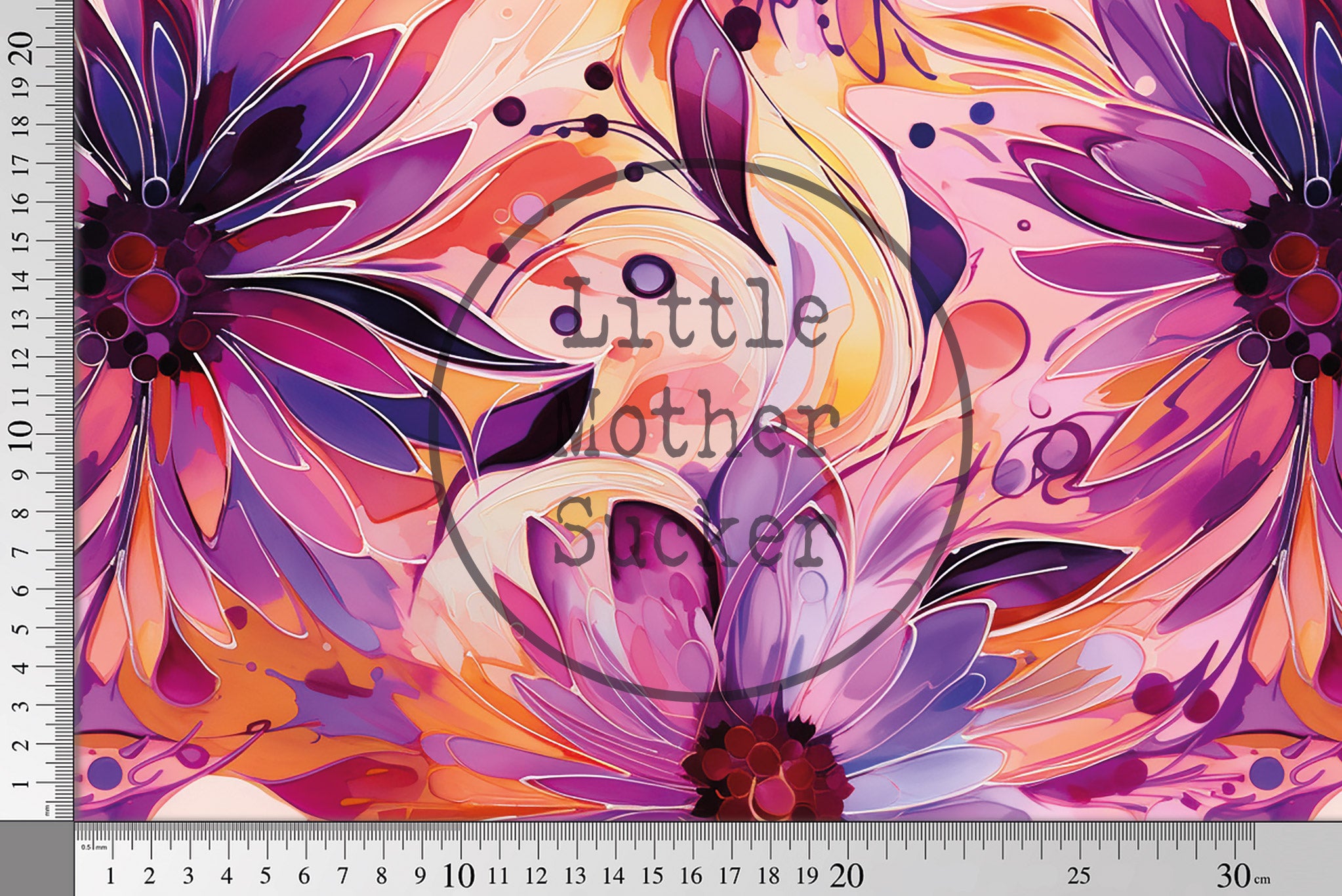 Shirt Damen "Acrylic Flowers 3"