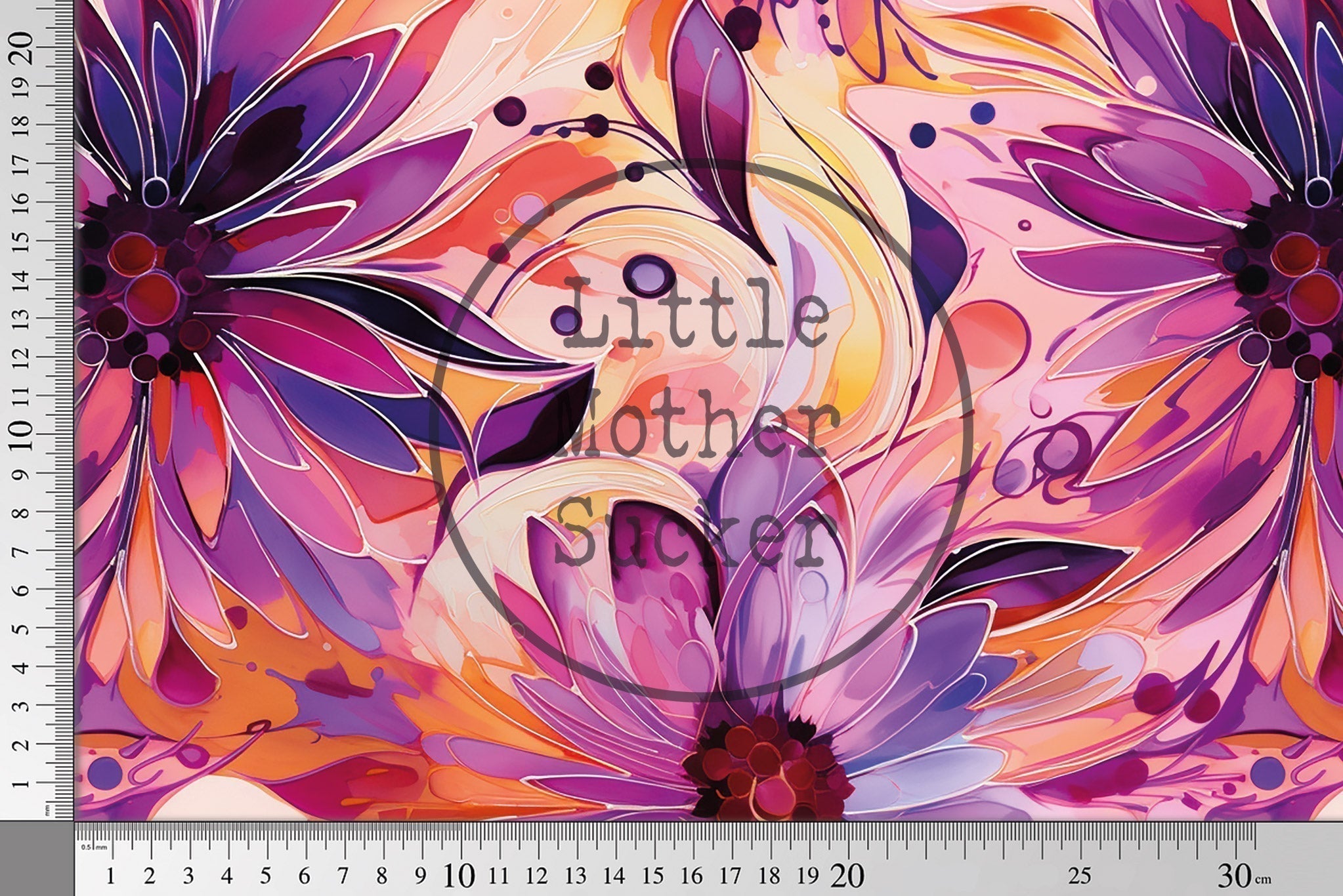 Design "Acrylic Flowers 3" 0,5 m