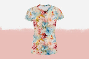 Lycra "Acrylic Flowers 4" 0,5 m