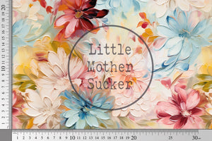 Lycra "Acrylic Flowers 4" 0,5 m