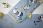 Lade das Bild in den Galerie-Viewer, Frottee Jersey "Cupcakes Blueberry" COLLECTION
