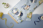 Lade das Bild in den Galerie-Viewer, Frottee Jersey "Cupcakes Blueberry" COLLECTION
