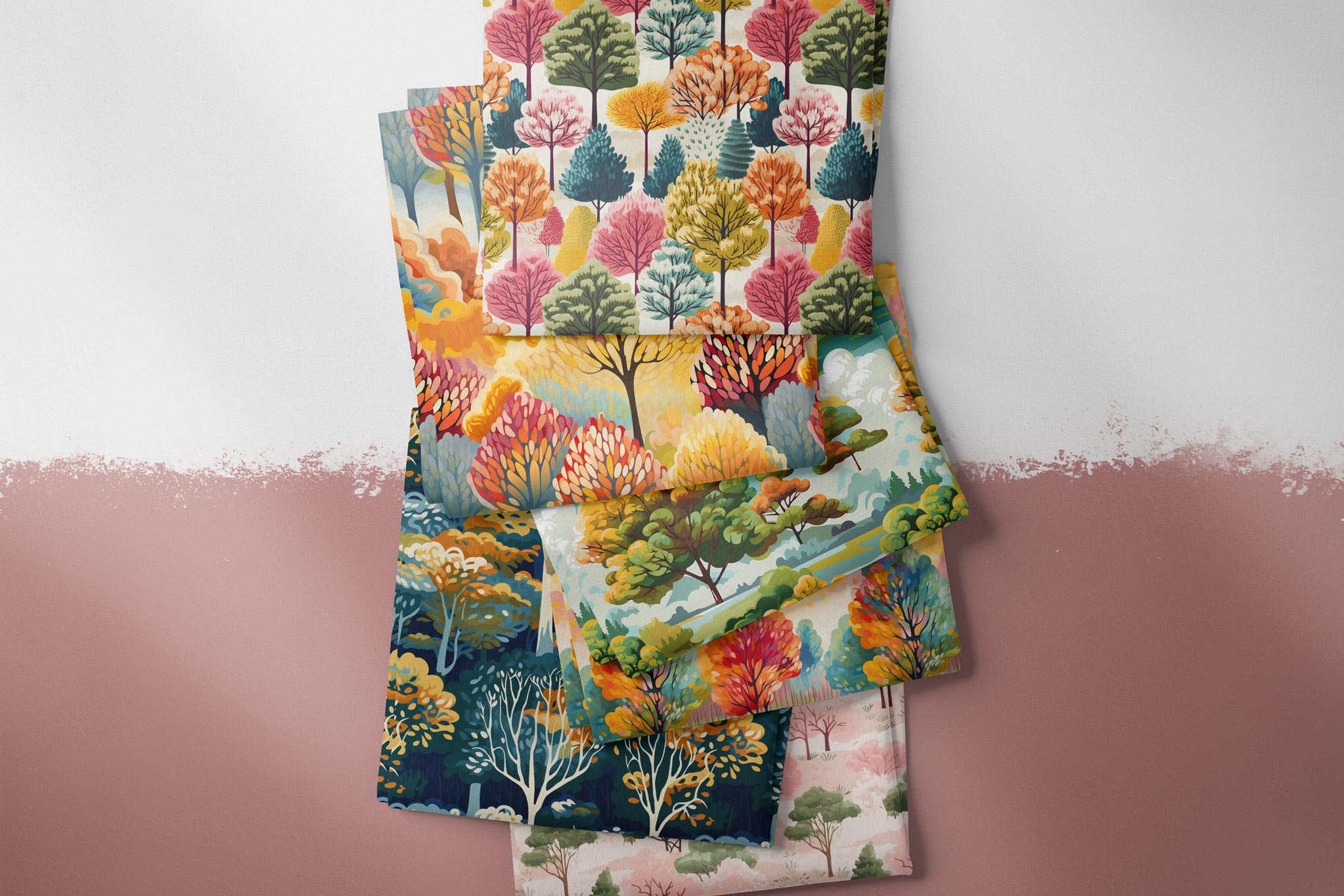 Design "Colorful Trees" COLLECTION 0,5 m