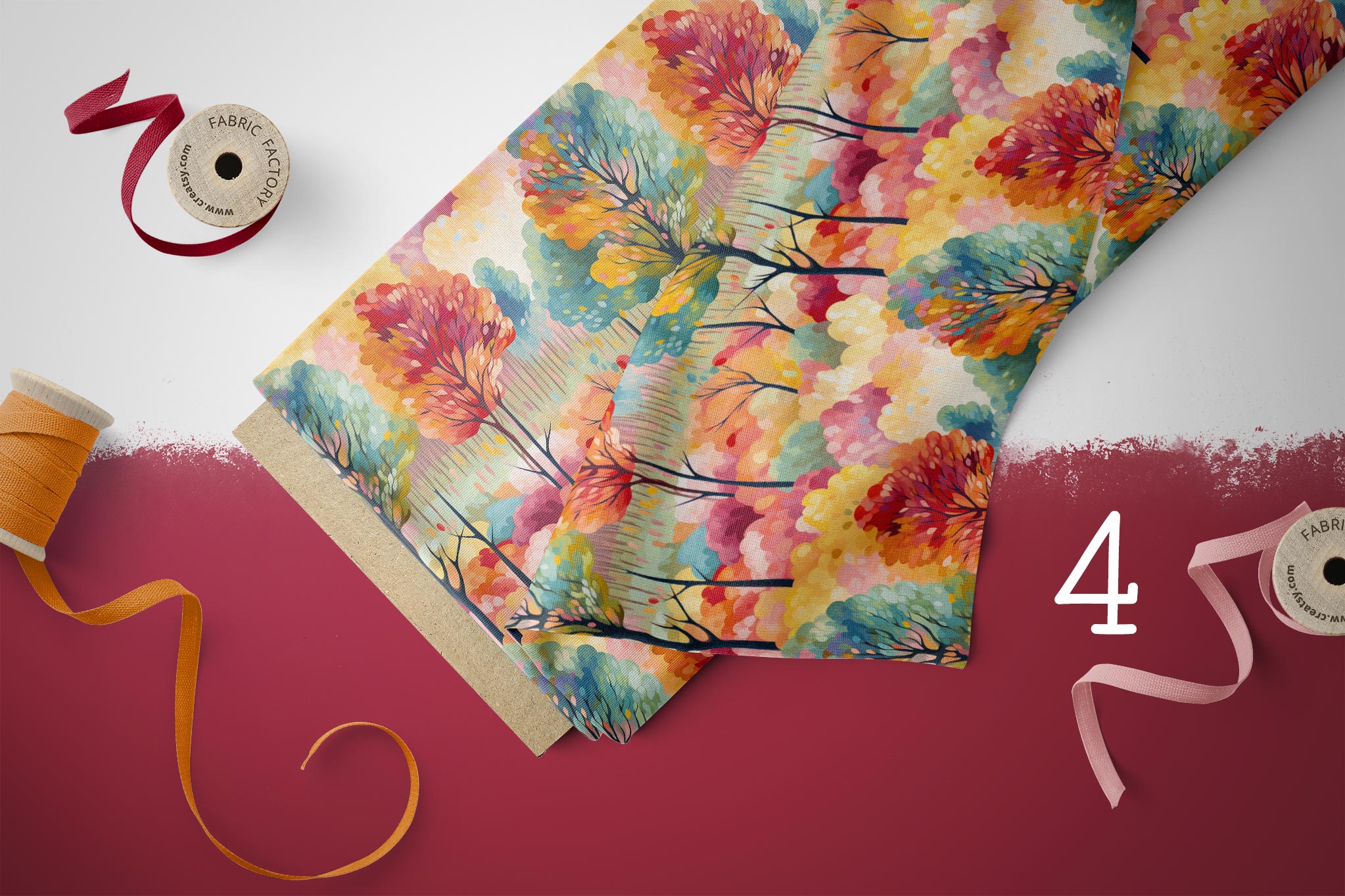 Design "Colorful Trees" COLLECTION 0,5 m