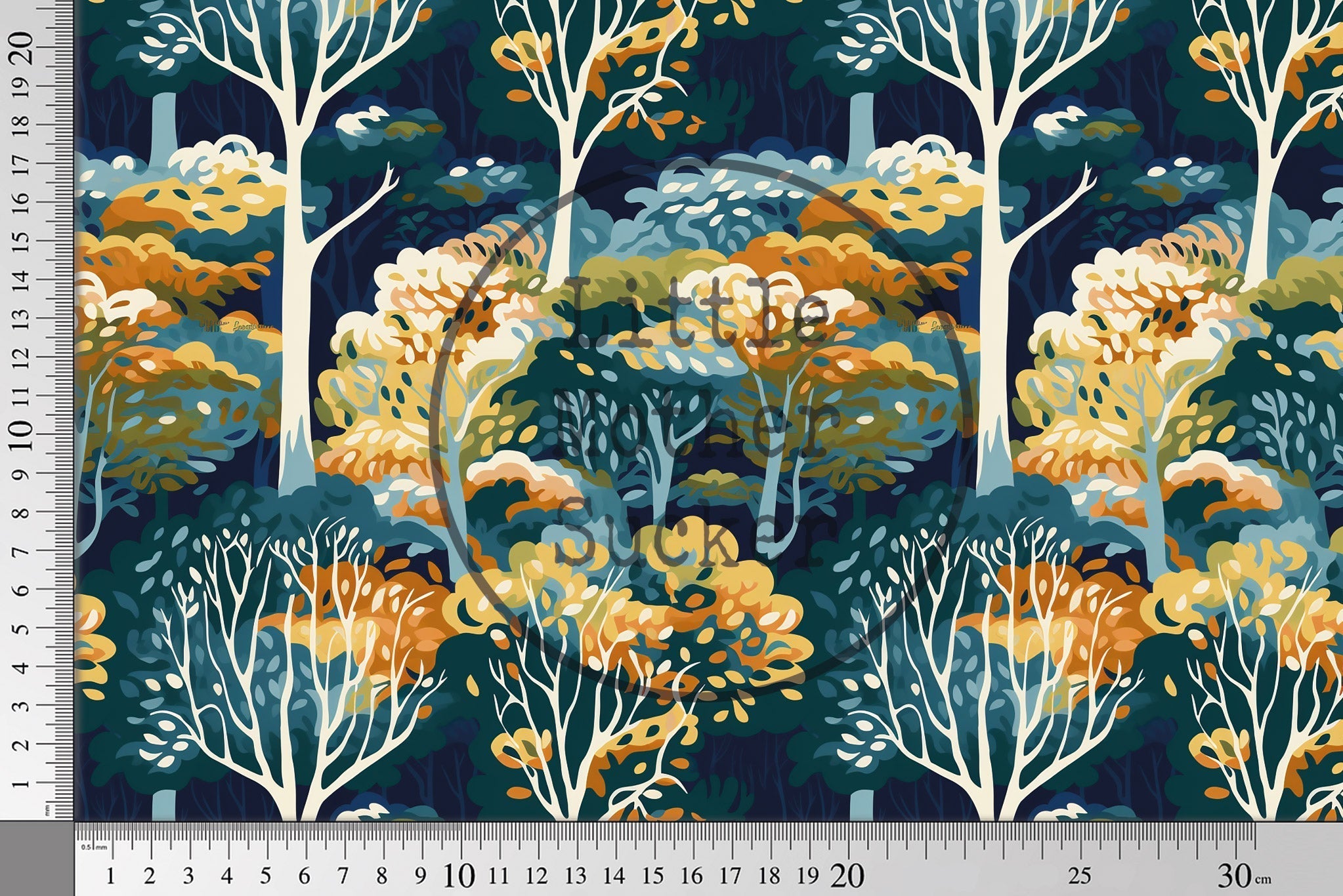 Lycra "Colorful Trees" COLLECTION 0,5 m