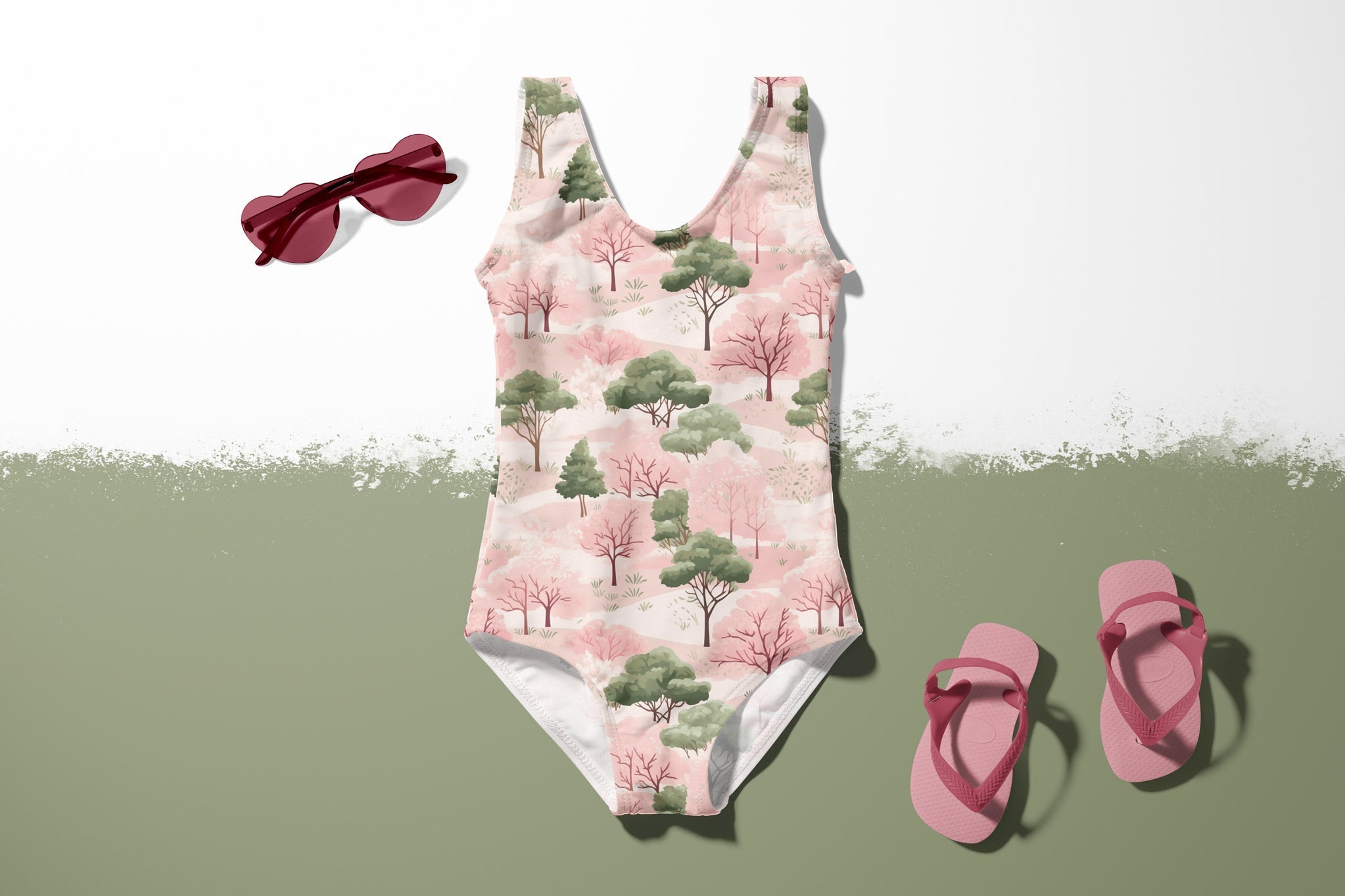 Lycra "Colorful Trees" COLLECTION 0,5 m
