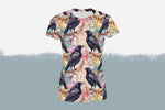 Lade das Bild in den Galerie-Viewer, Shirt Damen &quot;Floral Raven&quot; groß
