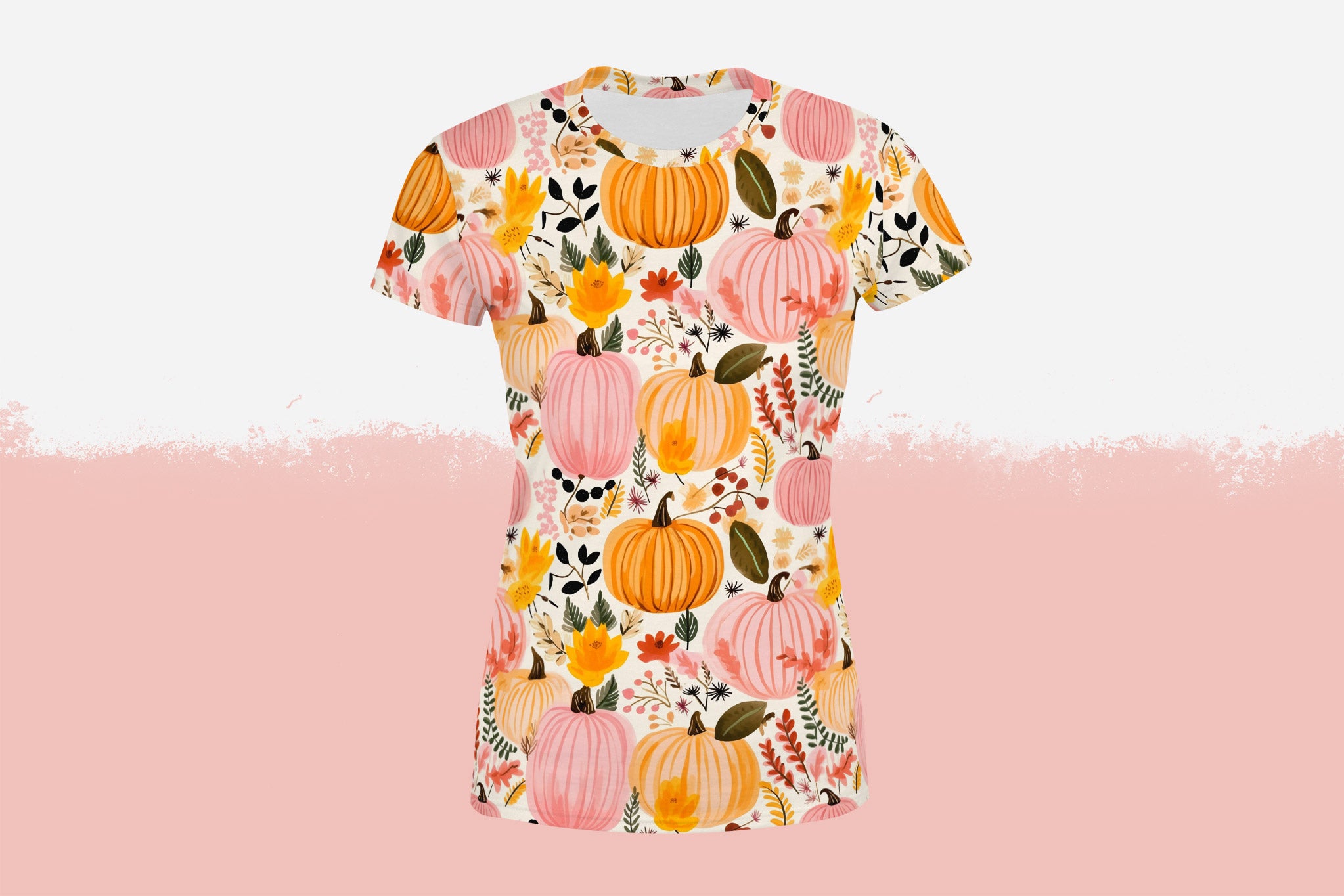 Shirt Damen "Kürbispracht" groß