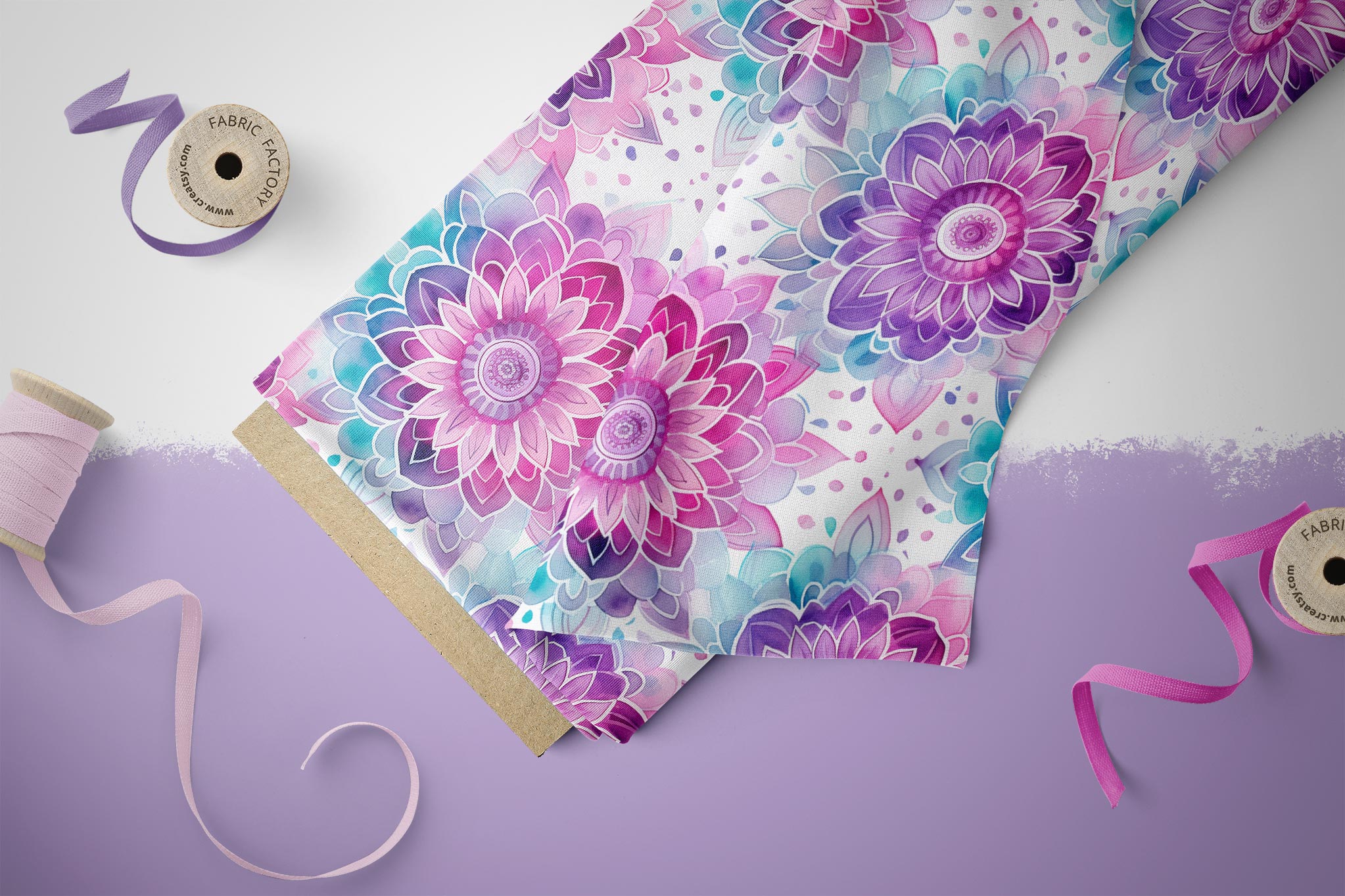 Design "Mandala" amethyst COLLECTION 0,5 m