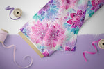 Lade das Bild in den Galerie-Viewer, Frottee Jersey "Mandala" amethyst COLLECTION 0,5 m

