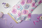 Lade das Bild in den Galerie-Viewer, Frottee Jersey "Mandala" amethyst COLLECTION 0,5 m
