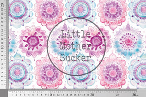 Lycra "Mandala" amethyst COLLECTION 0,5 m