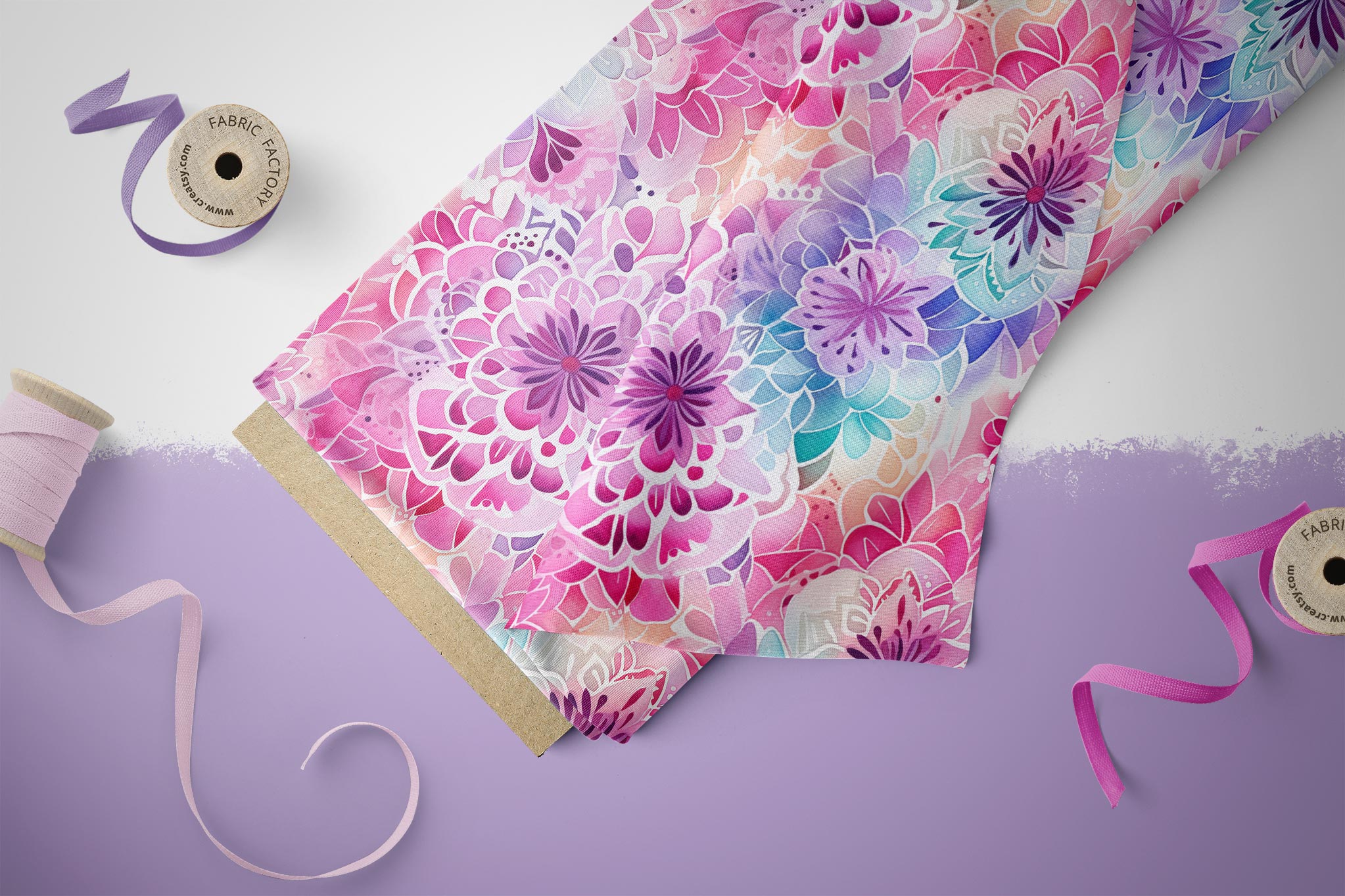 Design "Mandala" amethyst COLLECTION 0,5 m