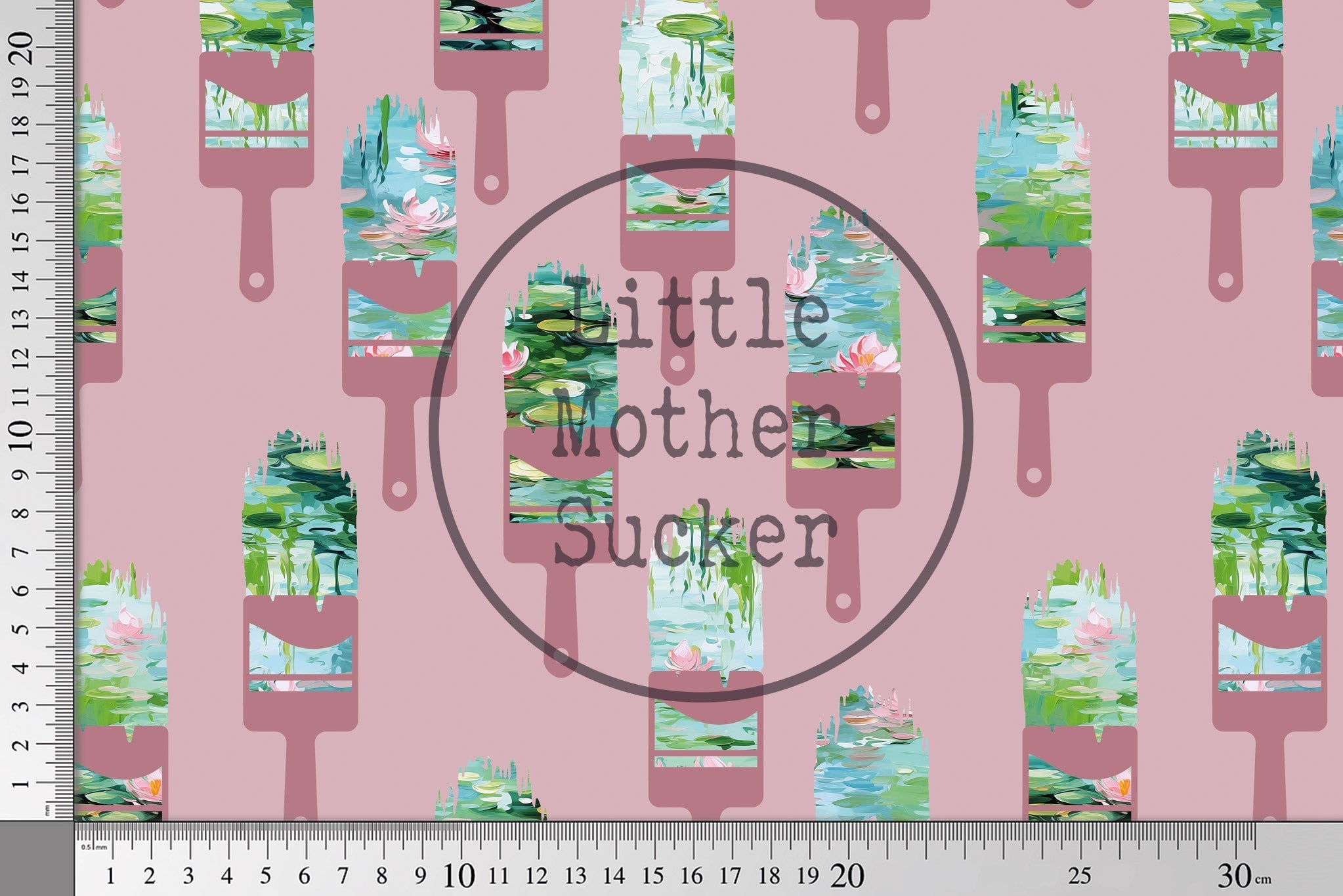 Design "Monets Seerosenteich" Brush 0,5 m