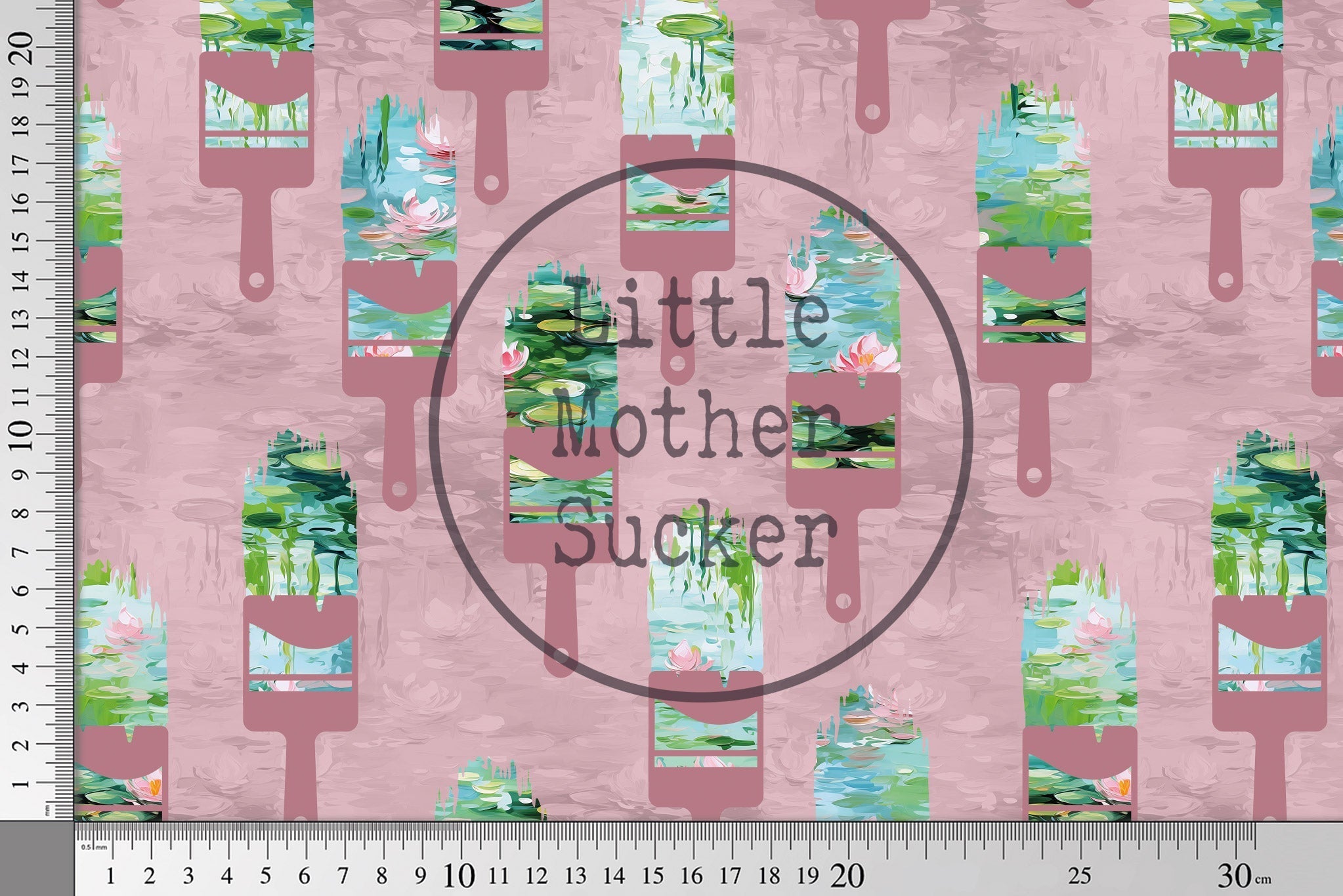 Design "Monets Seerosenteich" Brush 0,5 m