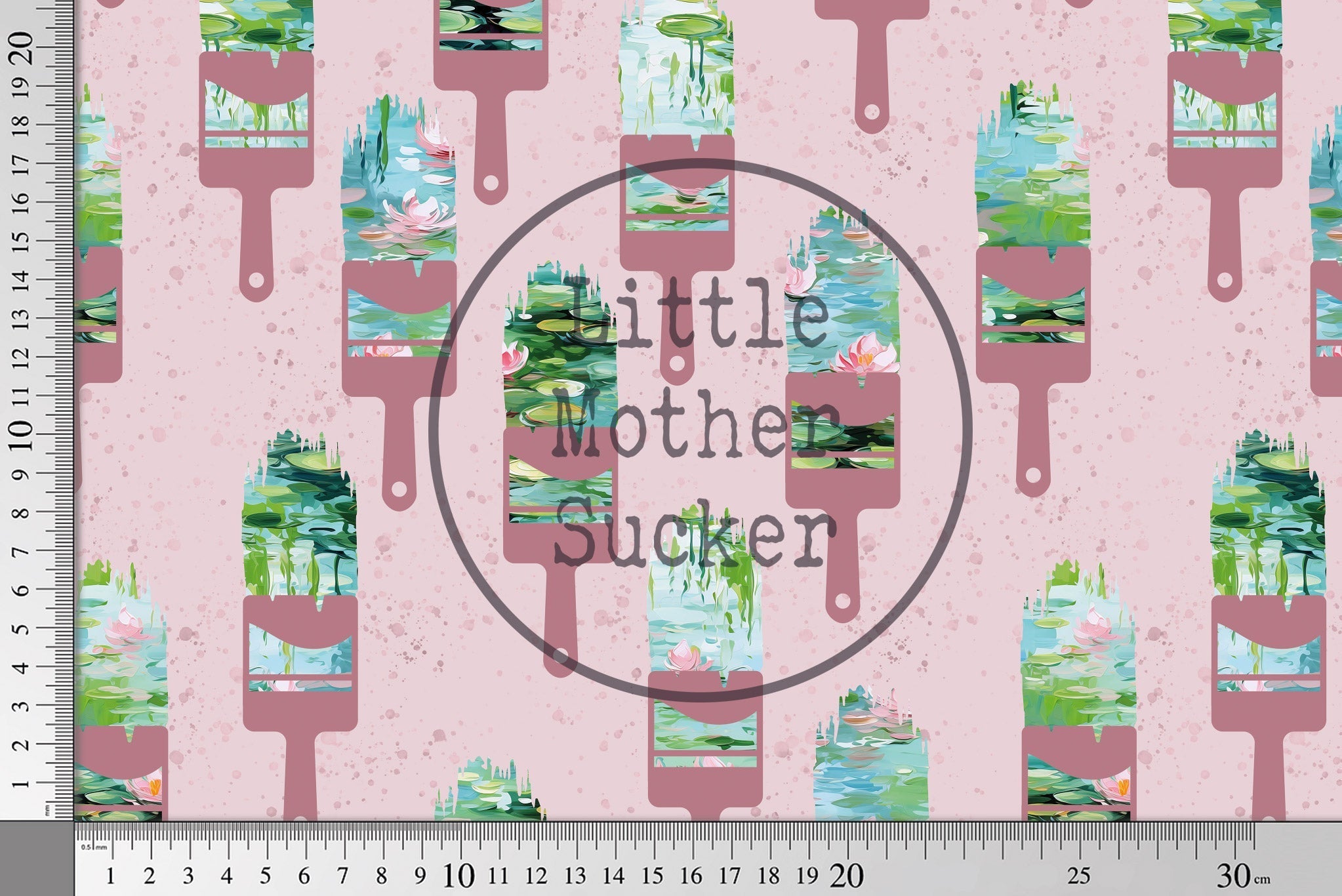 Design "Monets Seerosenteich" Brush 0,5 m