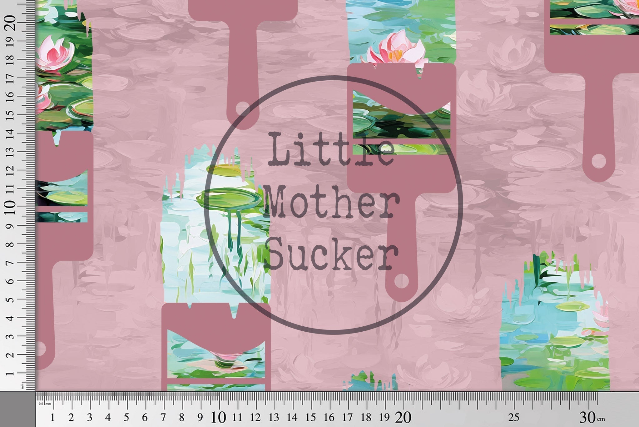 Design "Monets Seerosenteich" Brush 0,5 m