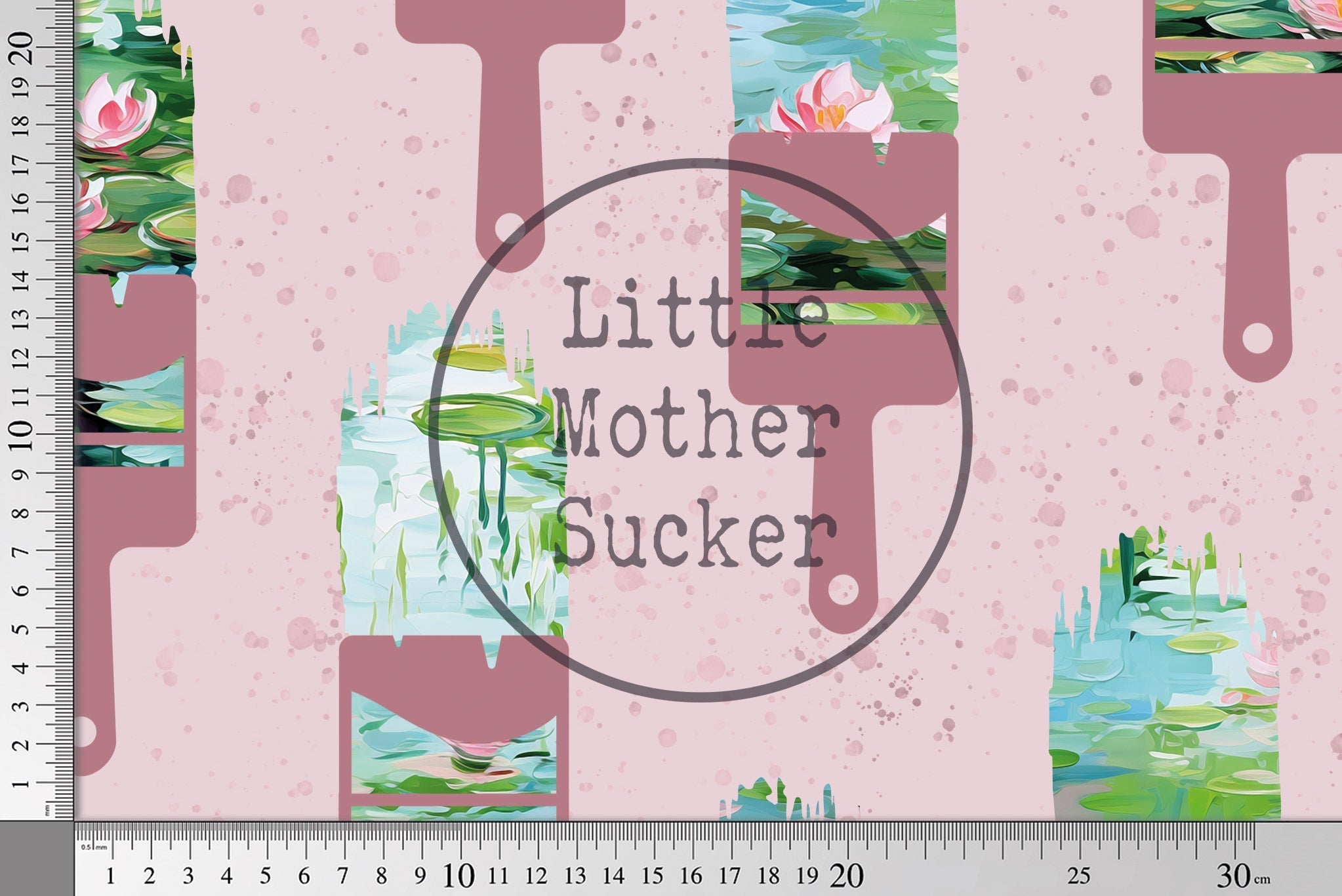 Design "Monets Seerosenteich" Brush 0,5 m