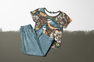 Design "Neo Traditional Birds" COLLECTION 0,5 m