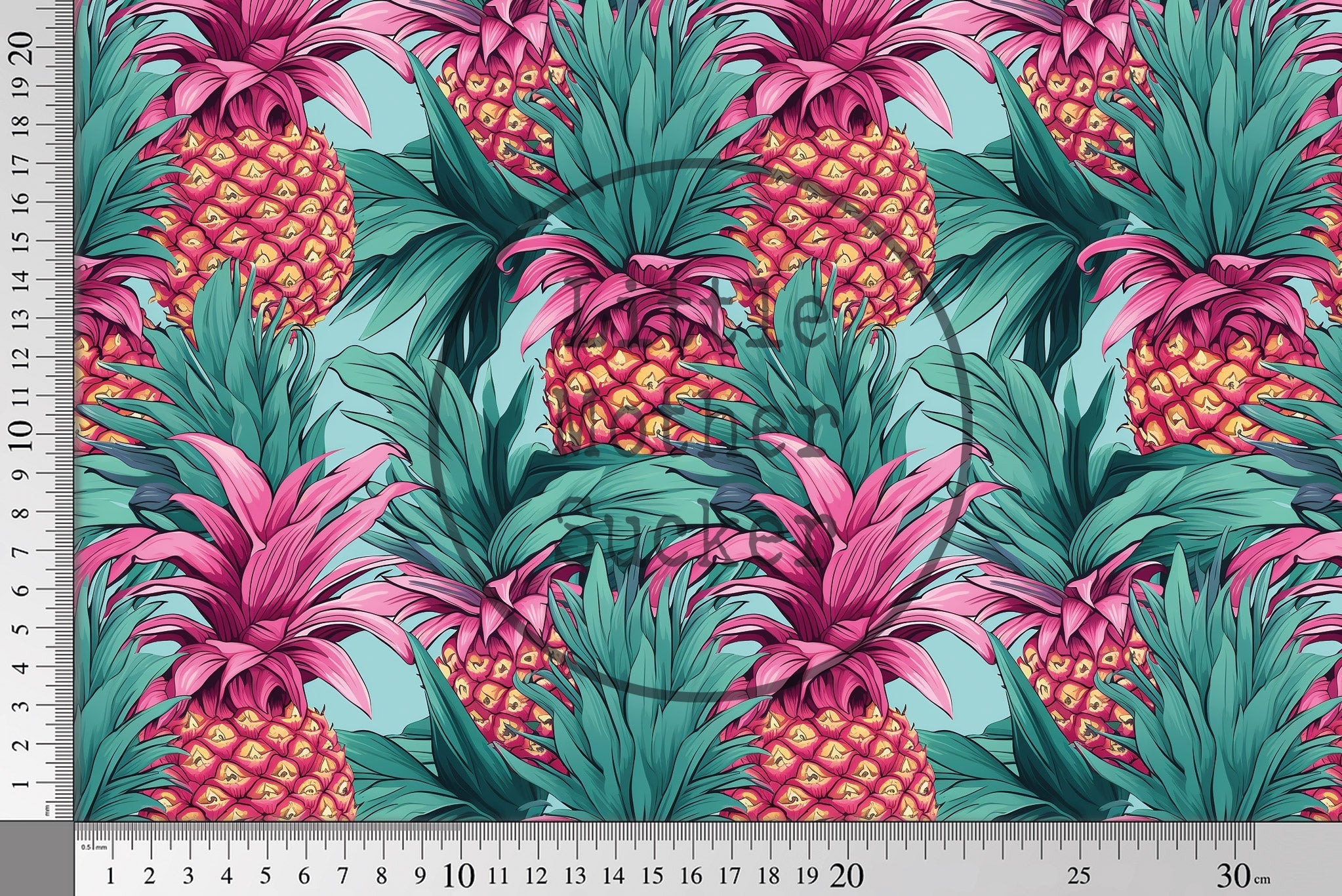 Lycra "Pink Pineapple" COLLECTION 0,5 m