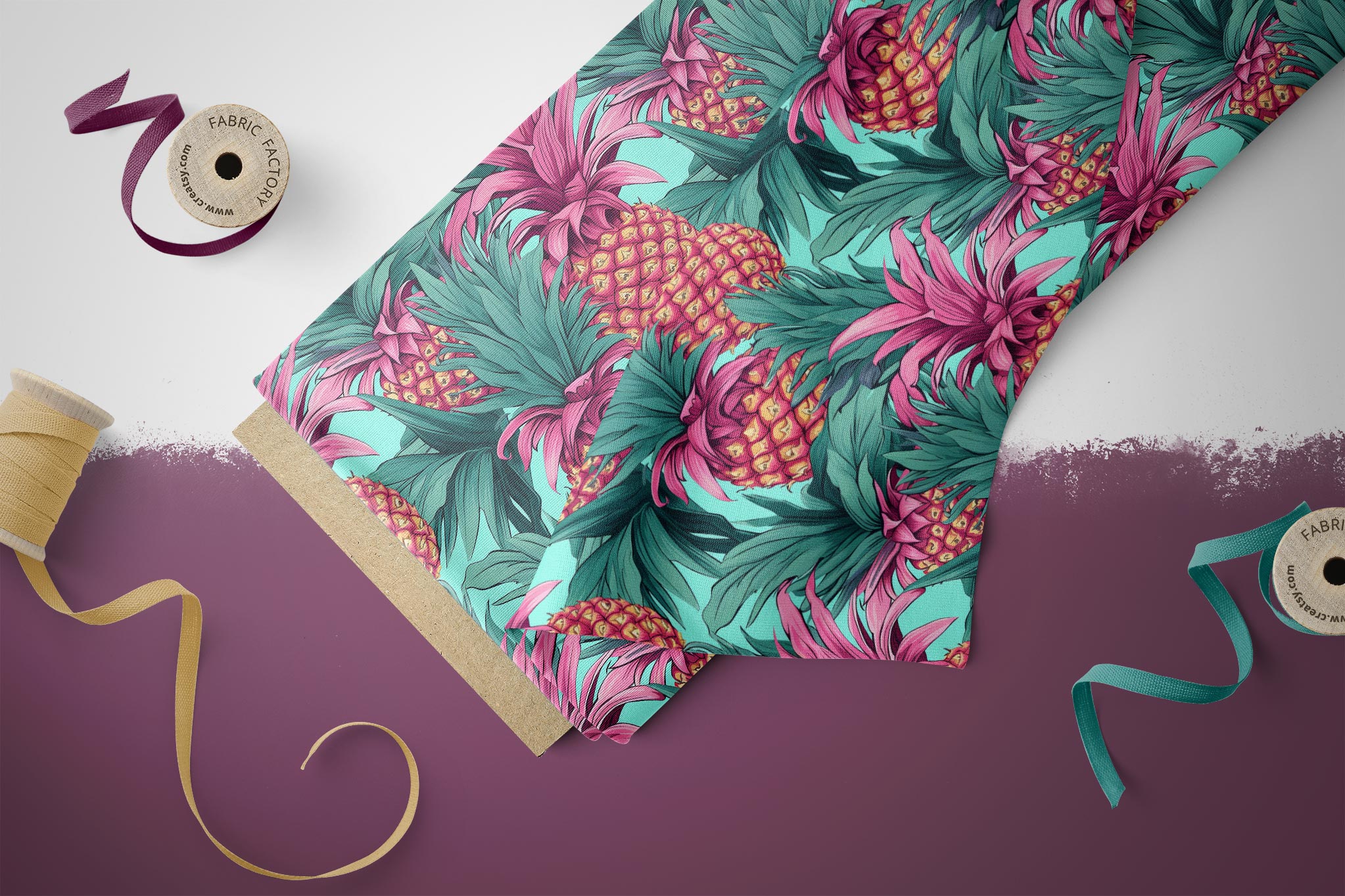 Design "Pink Pineapple" COLLECTION 0,5 m