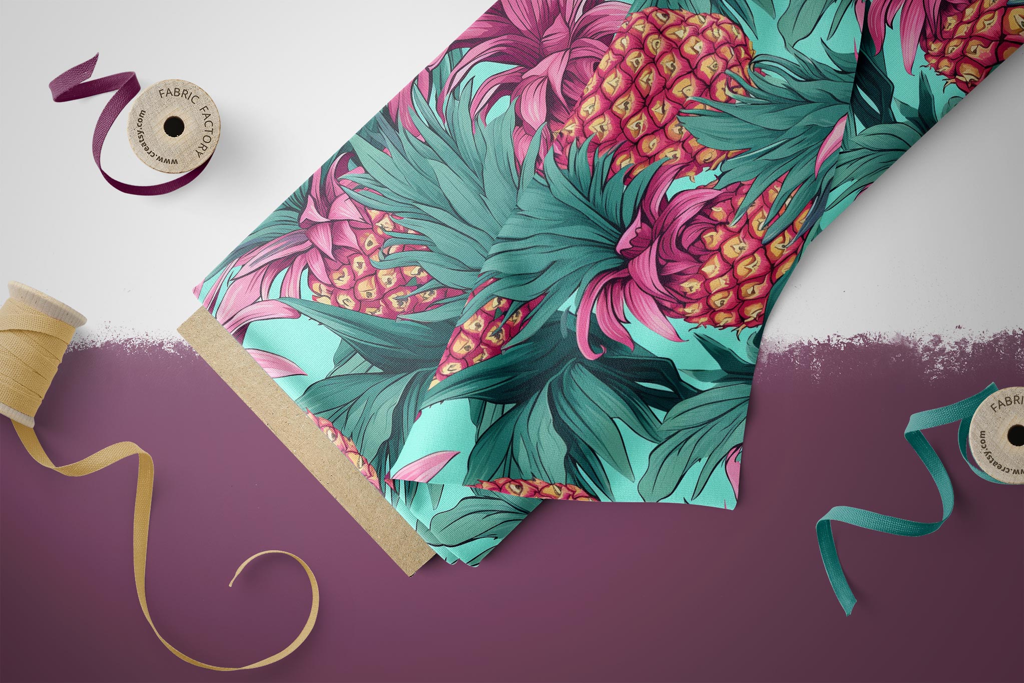 Design "Pink Pineapple" COLLECTION 0,5 m