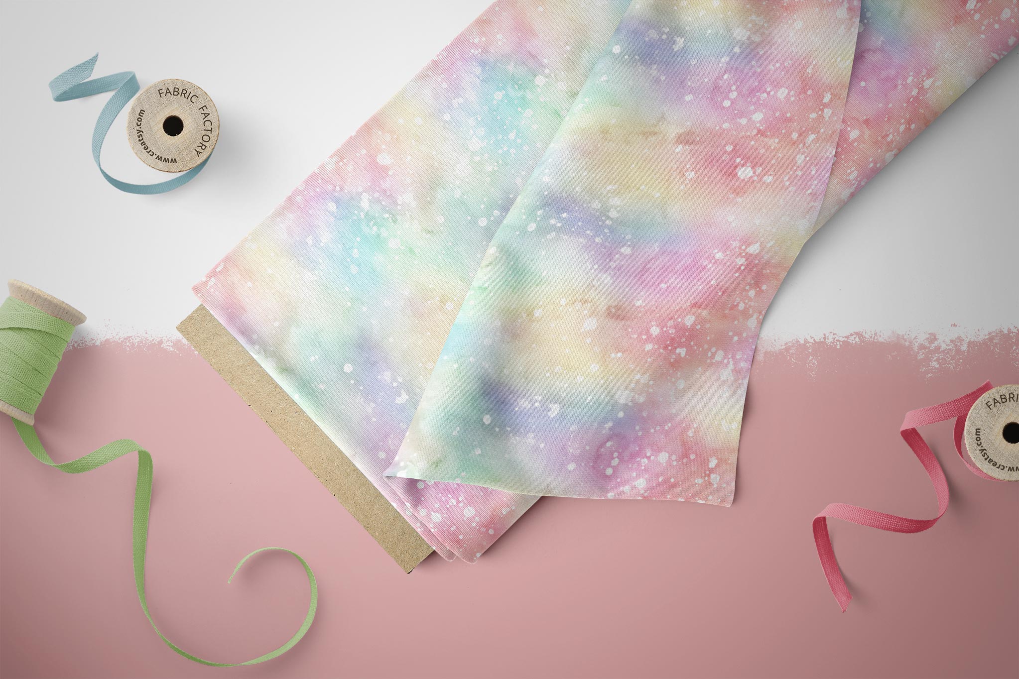 Frottee Jersey "Rainbow Ballerina" Rainbow Kombi 0,5 m