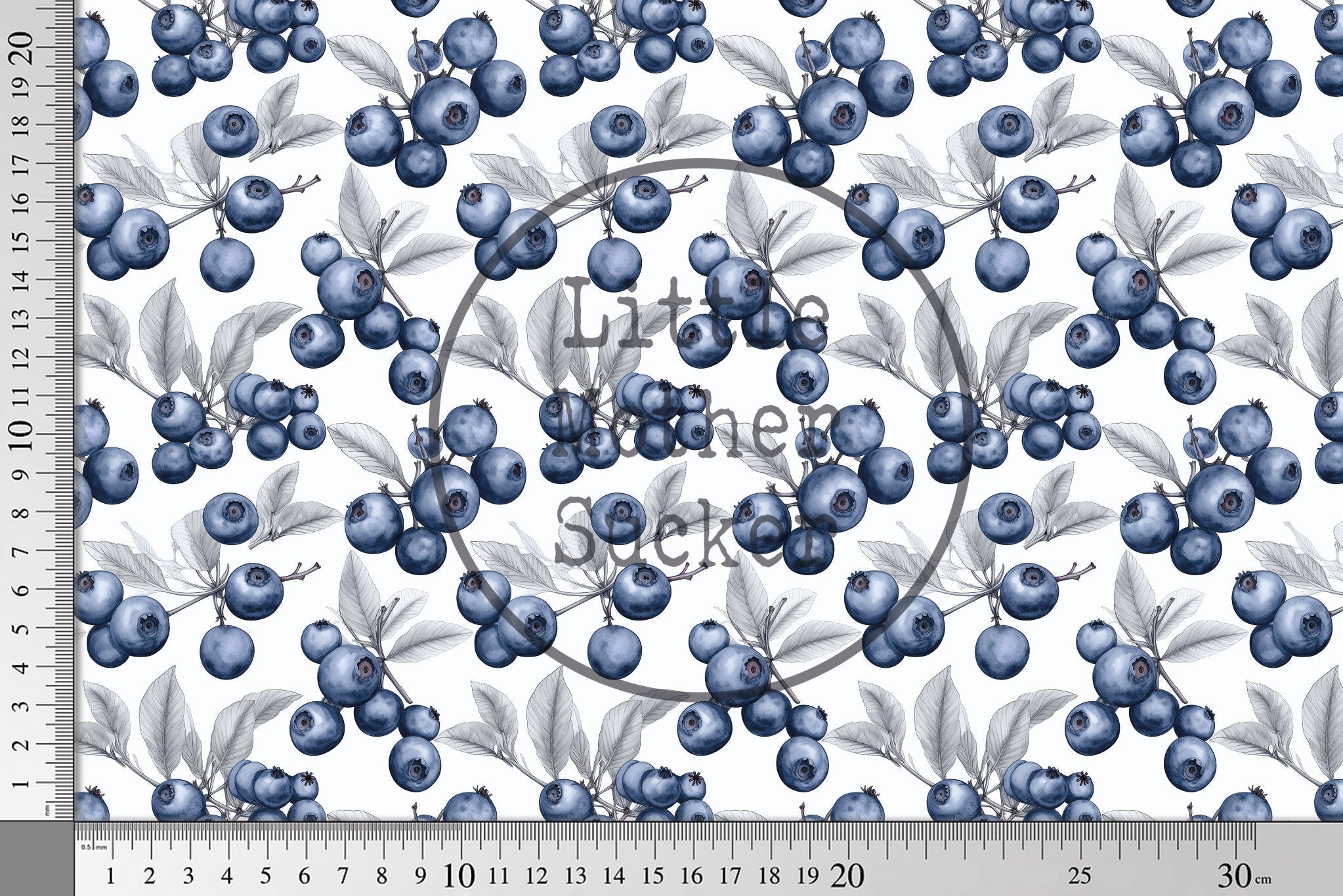 Design "Sketched Blueberries" COLLECTION 0,5 m