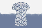 Lade das Bild in den Galerie-Viewer, Lycra &quot;Sketched Blueberries&quot; COLLECTION 0,5 m
