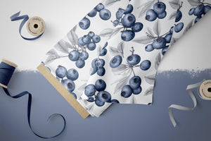 Design "Sketched Blueberries" COLLECTION 0,5 m