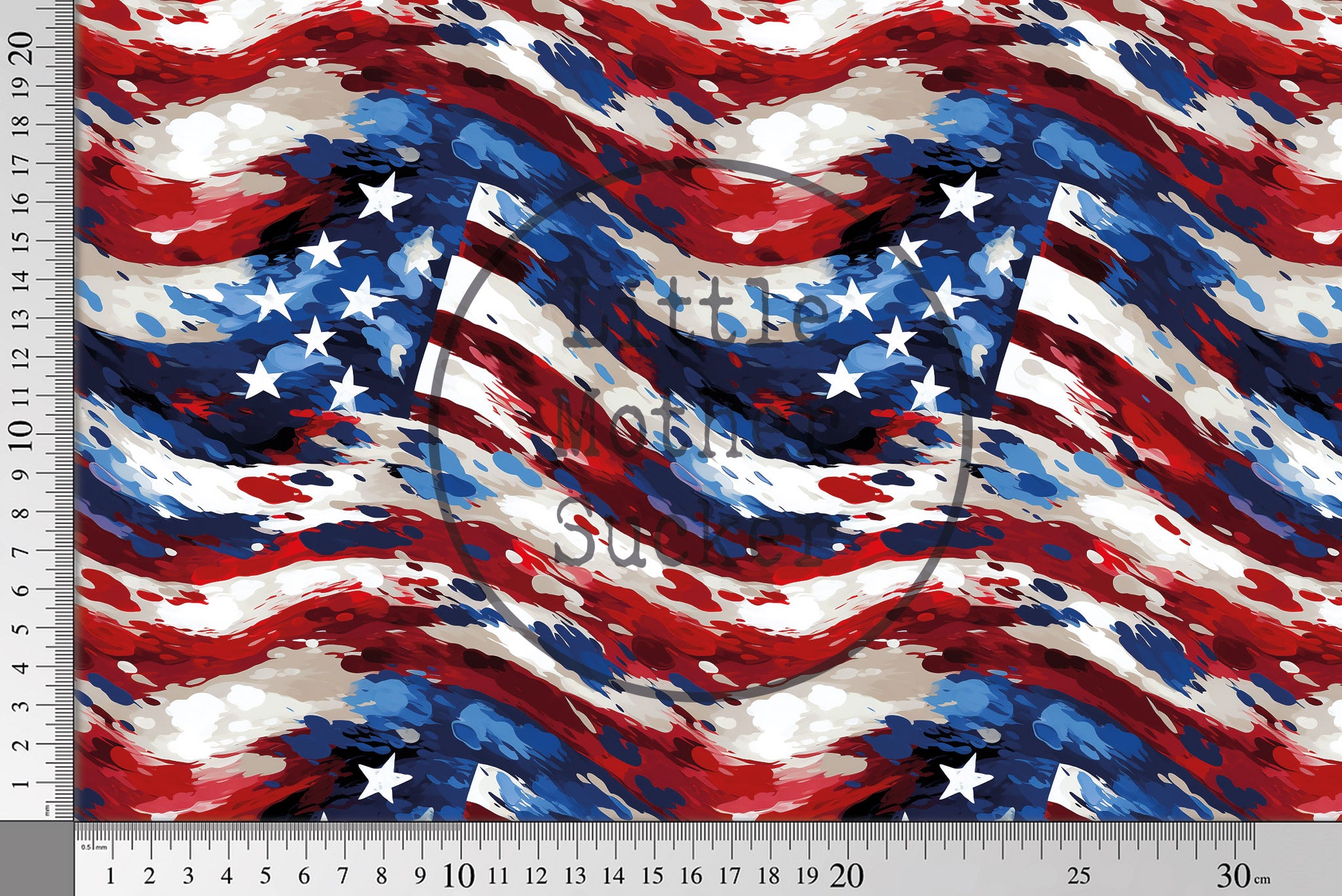 Lycra "Stars and Stripes" 0,5 m Lager