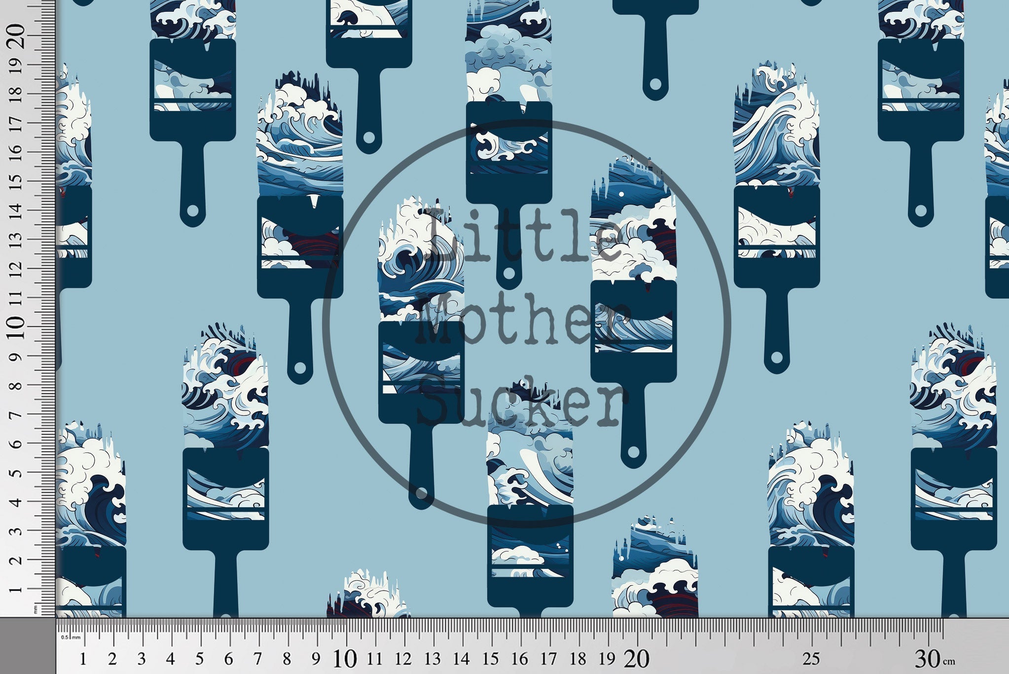 Design "The Great Wave" Brush 0,5 m