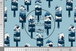 Design "The Great Wave" Brush 0,5 m