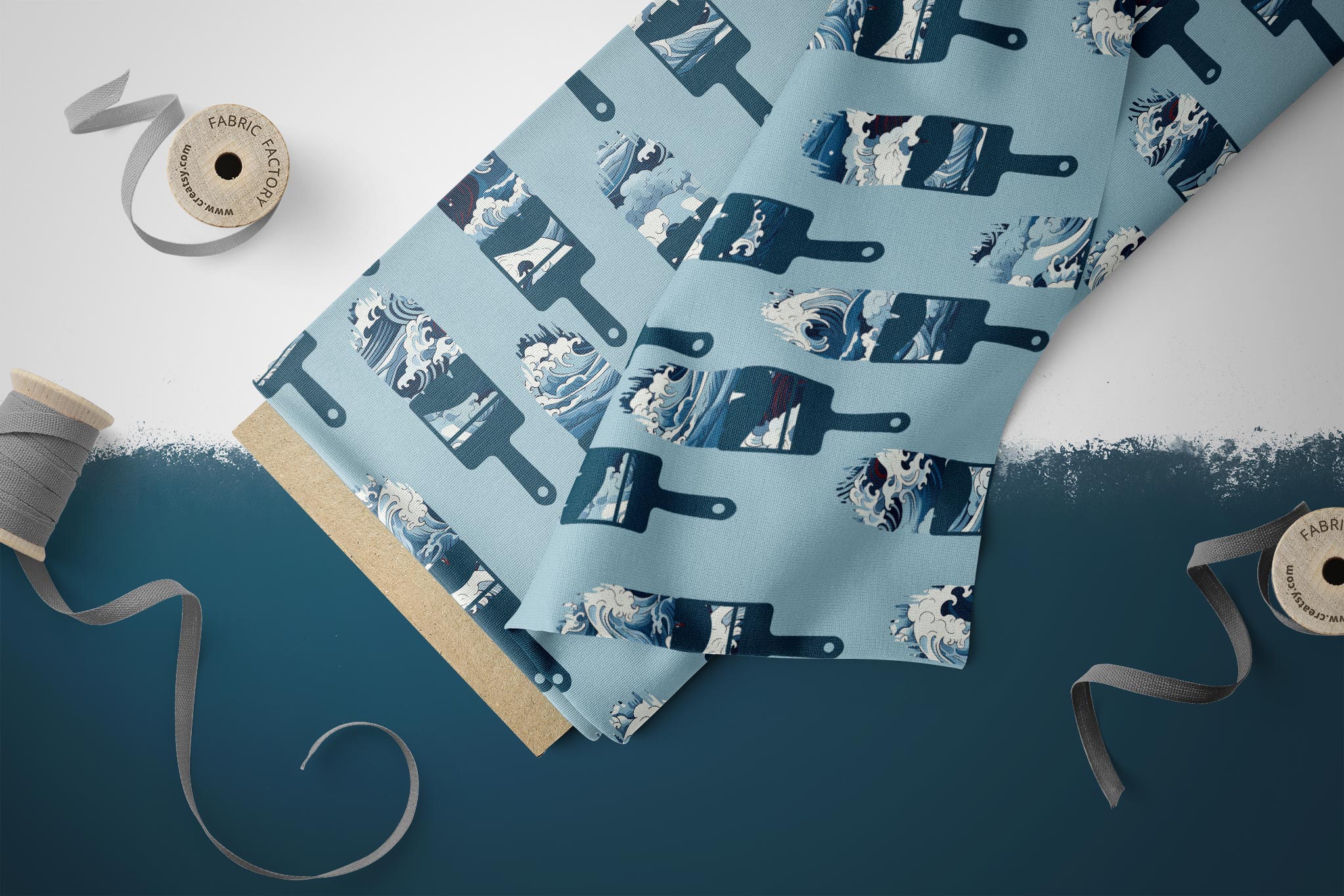 Design "The Great Wave" Brush 0,5 m