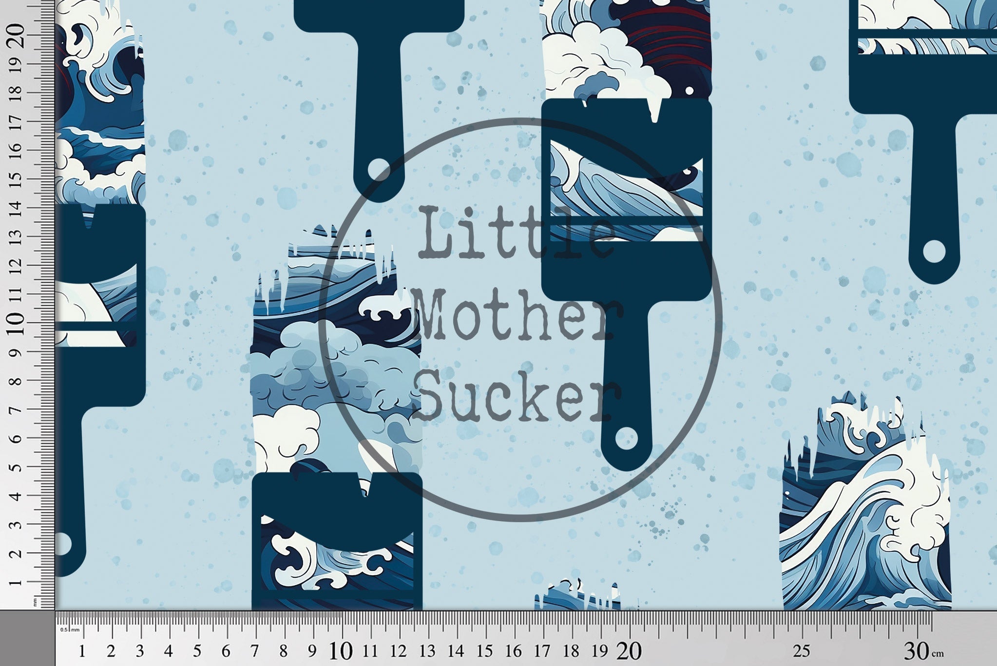 Design "The Great Wave" Brush 0,5 m