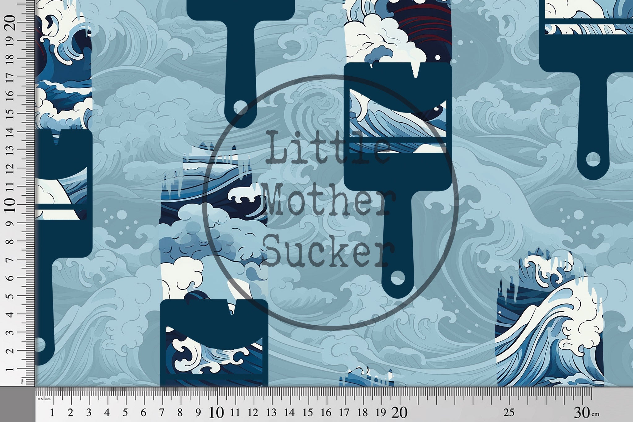 Design "The Great Wave" Brush 0,5 m