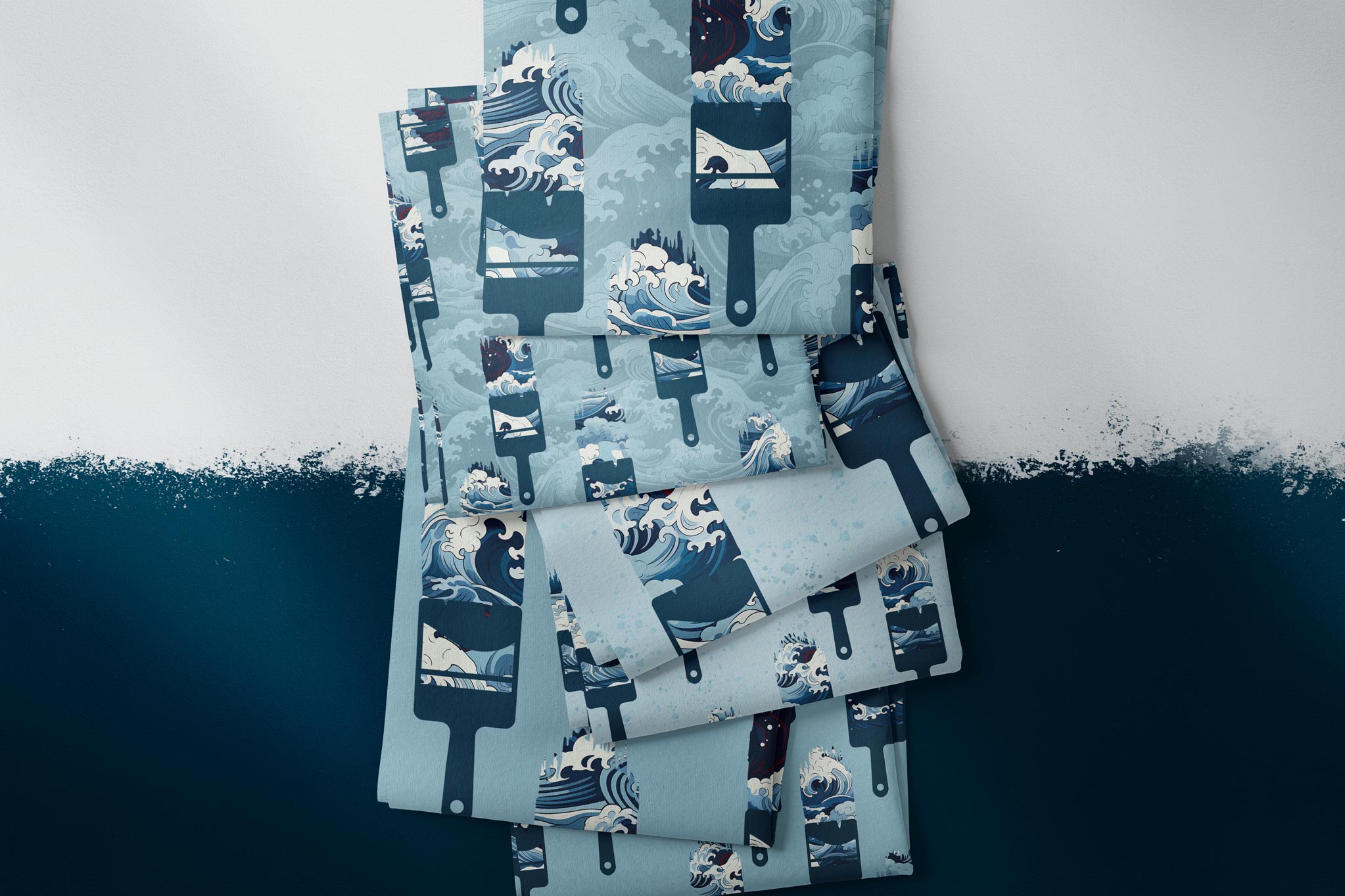 Design "The Great Wave" Brush 0,5 m
