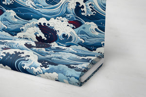 Premium BIO Jersey "The Great Wave" groß 0,5 m