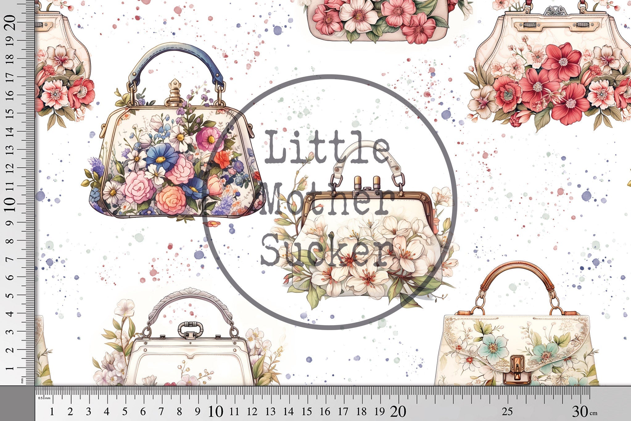 Design "Vintage Handbags" 0,5 m