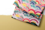 Lade das Bild in den Galerie-Viewer, Frottee Jersey "Watercolor Rainbows" COLLECTION 0,5 m
