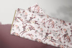 Lade das Bild in den Galerie-Viewer, Supersoft Premium BIO French Terry "Flowerdeer" Rose linen 0,5 m
