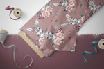 Lade das Bild in den Galerie-Viewer, Supersoft Premium French Terry &quot;Rosie Rabbit&quot; dusky rose solid 0,5 m
