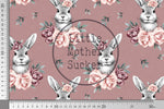 Lade das Bild in den Galerie-Viewer, Supersoft Premium French Terry &quot;Rosie Rabbit&quot; dusky rose solid 0,5 m

