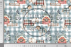 Design "Winter Horses" COLLECTION 0,5 m