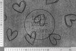 Lade das Bild in den Galerie-Viewer, Design "Jeansoptik LMS Herzen Denim" 0,5 m
