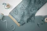 Lade das Bild in den Galerie-Viewer, Design "Jeansoptik LMS Herzen Denim" 0,5 m
