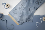Lade das Bild in den Galerie-Viewer, Design "Jeansoptik LMS Herzen Denim" 0,5 m
